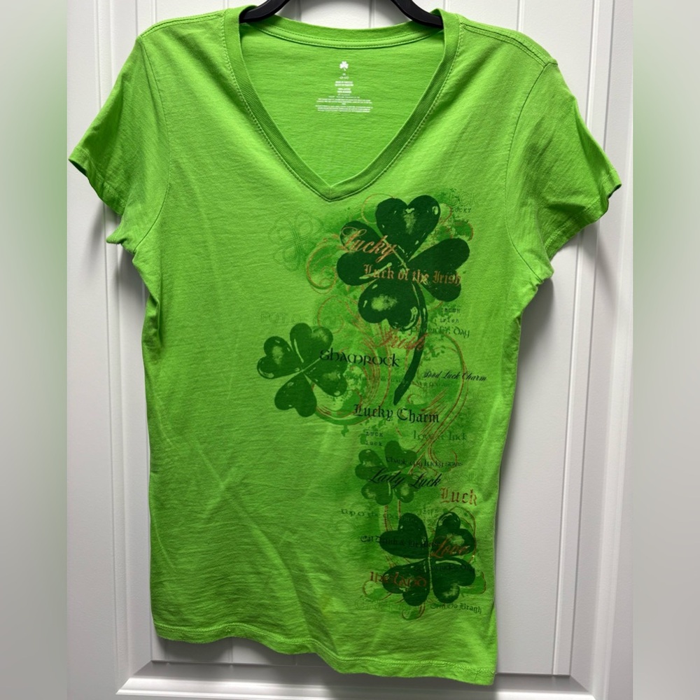 Lucky Clover Green Women's Tee